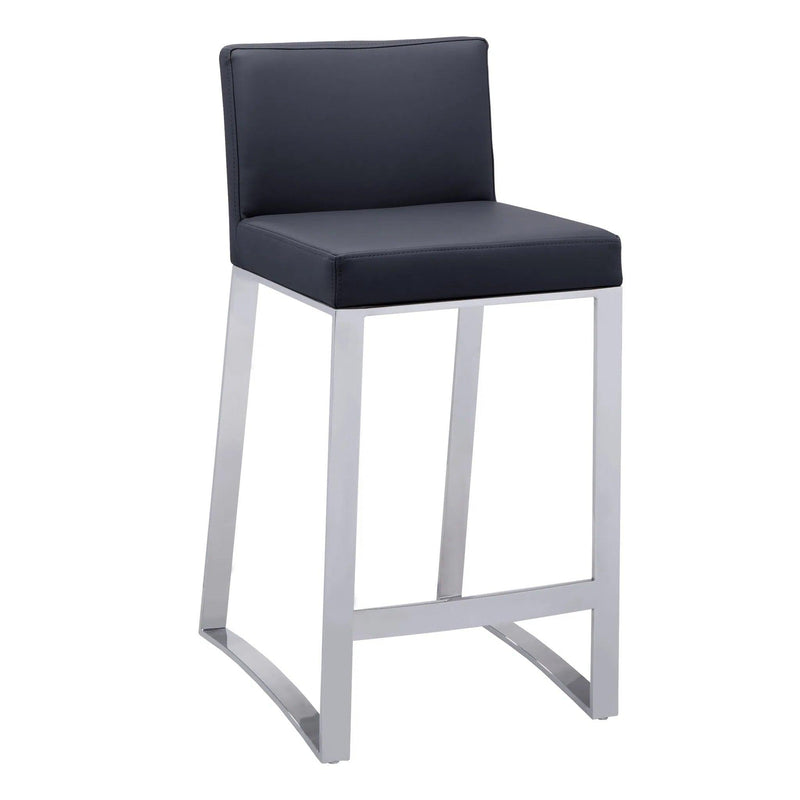 Architect Leather Upholstered Counter Stool