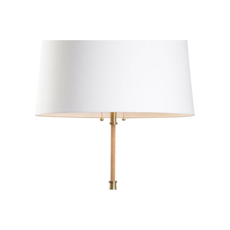 Alsace Natural Brown Marble Base Table Lamp