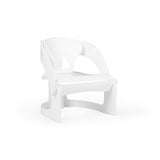 Beverly Grove Acrylic Made Modern Chair-Dining Chairs-Wildwood-White-LOOMLAN