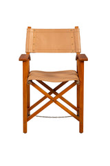 Balago Leather Upholstered Folding Chair