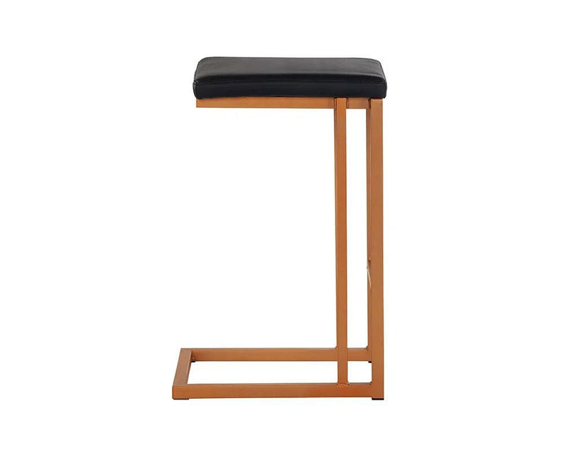 Boone Leather Upholstered Counter Stool (Set Of 2)