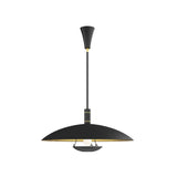 Wendell Pendant Light Modern Black And Brass Design