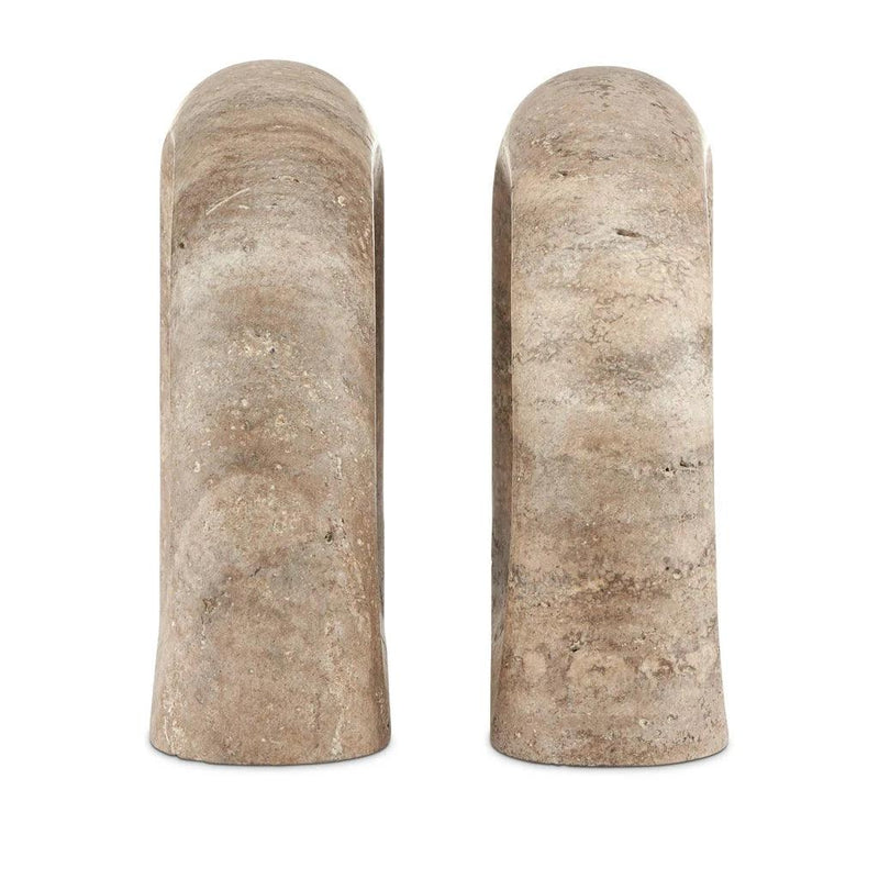 Russo Travertine Object Set of 2