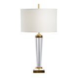 Jefferson Gold Leafed Marble Table Lamp