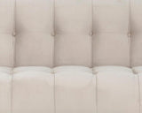 Ekon Fabric Upholstered Streamlined Sofa