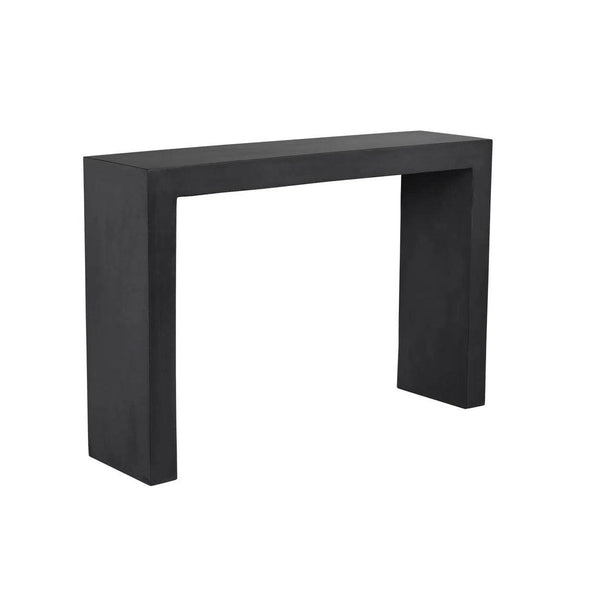 Axle Concrete Outdoor Rectangular Console Table