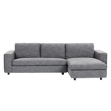 Ethan Fabric Upholstered Raf Sofa Chaise