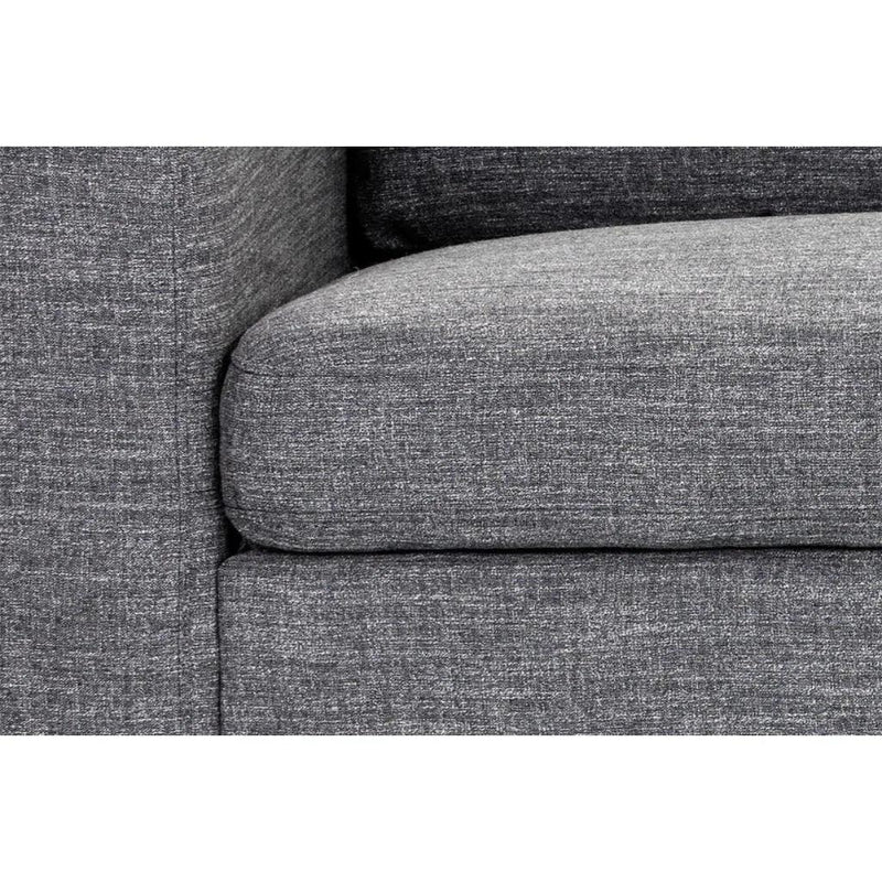 Ethan Fabric Upholstered Raf Sofa Chaise