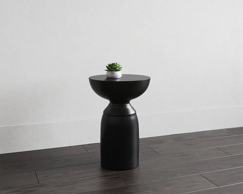 Goya Concrete Outdoor Round End Table