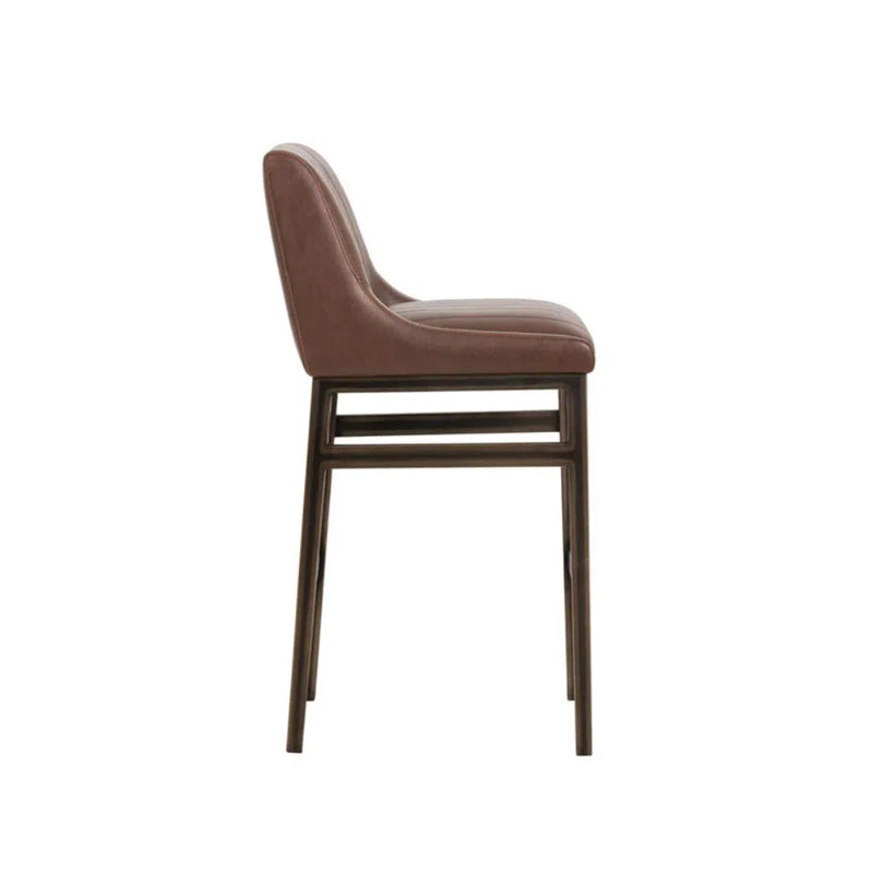 Halden Leather Upholstered Urban Designed Barstool