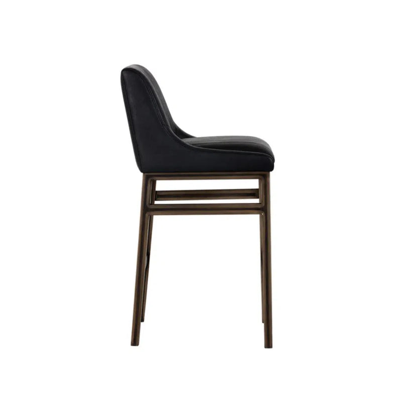 Halden Leather Upholstered Urban Designed Barstool