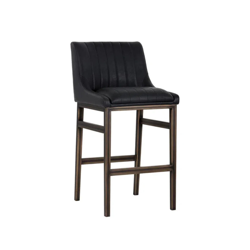 Halden Leather Upholstered Urban Designed Barstool