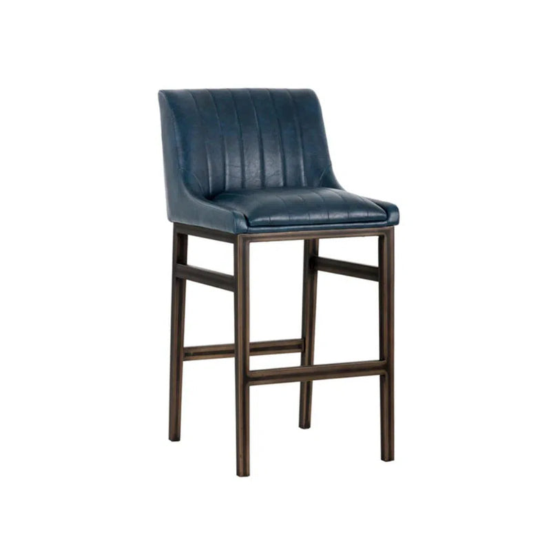 Halden Leather Upholstered Urban Designed Barstool