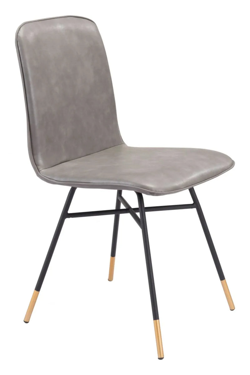 Var Polyester Upholstered Armless Dining Chair (Set Of 2)