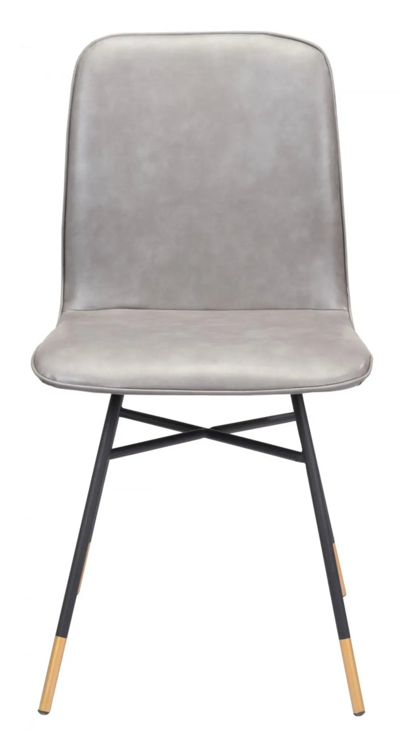 Var Polyester Upholstered Armless Dining Chair (Set Of 2)