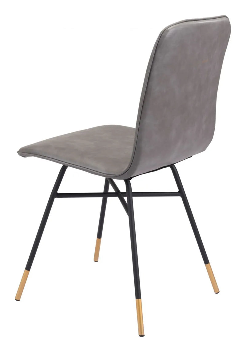 Var Polyester Upholstered Armless Dining Chair (Set Of 2)