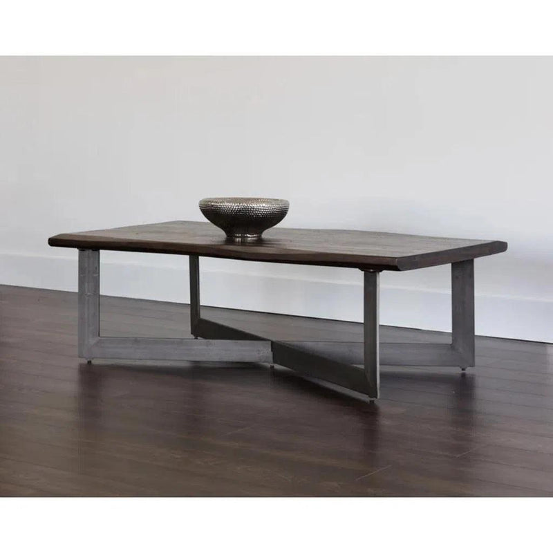 Marley Iron Based Wooden Coffee Table