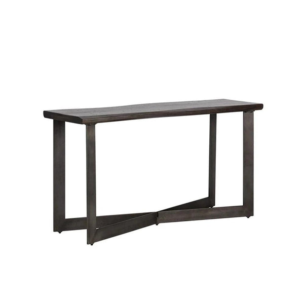 Marley Console Table With Antique Gunmetal Iron Legs