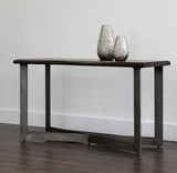 Marley Console Table With Antique Gunmetal Iron Legs