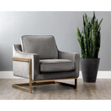 Kalmin Fabric Upholstered Lounge Chair