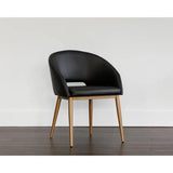 Thatcher Leather Upholstered Armless Dining Armchair