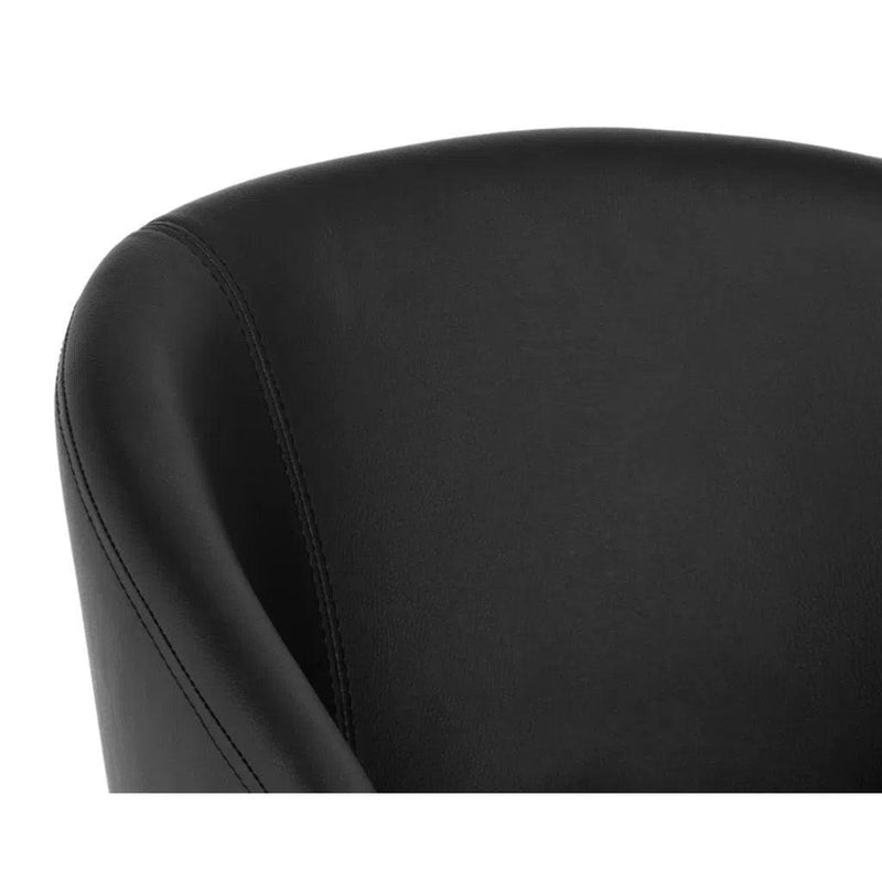 Thatcher Leather Upholstered Armless Dining Armchair