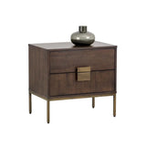 Jade Wooden Unique Nightstand