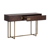 Jade Wooden Rectangular Console Table