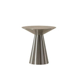 Carmel Stainless Steel Round End Table