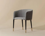 Asher Leather Upholstered Dining Armchair