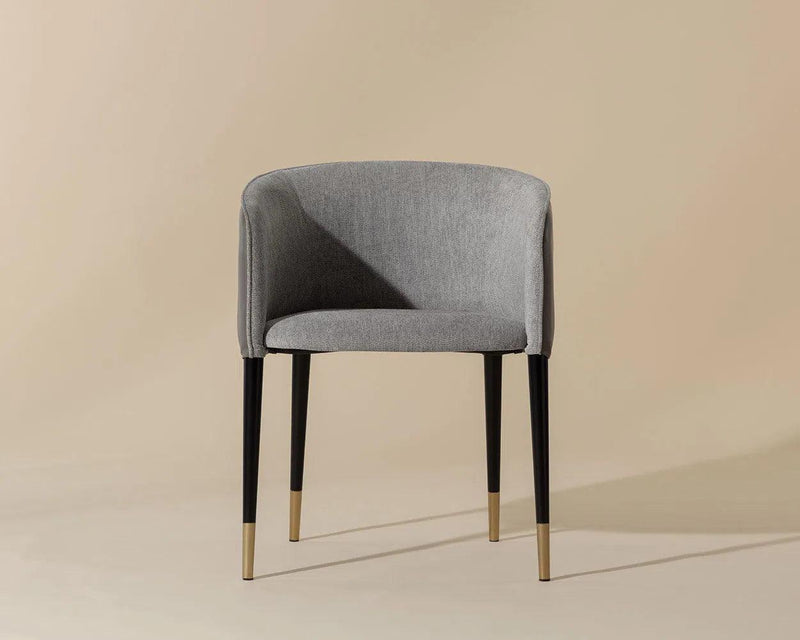 Asher Leather Upholstered Dining Armchair