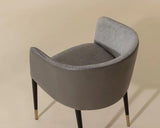 Asher Leather Upholstered Dining Armchair