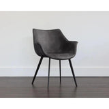 Mason Leather Upholstered Dining Armchair