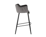 Griffin Leather Upholstered Modern Barstool