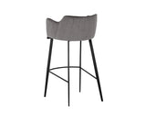 Griffin Leather Upholstered Modern Barstool