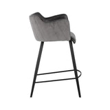 Griffin Leather Upholstered Modern Counter Stool