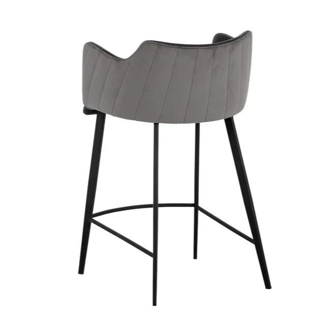 Griffin Leather Upholstered Modern Counter Stool