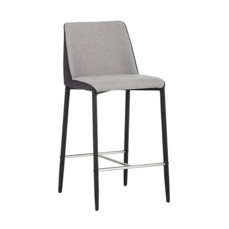 Renee Counter Stool Armour Grey Sleek Modern Design