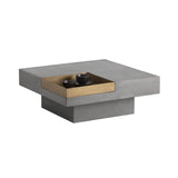 Quill Natural Concrete Coffee Table