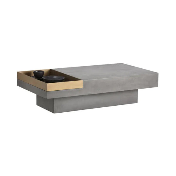 Quill Natural Concrete Coffee Table