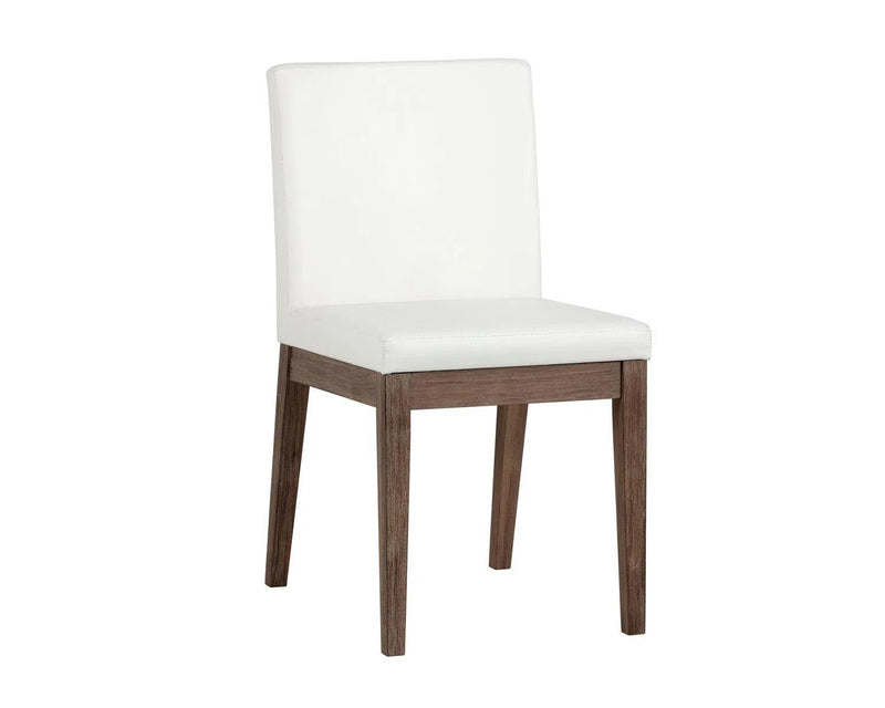 Branson Leather Upholstered Armless Dining Chair (Set Of 2)