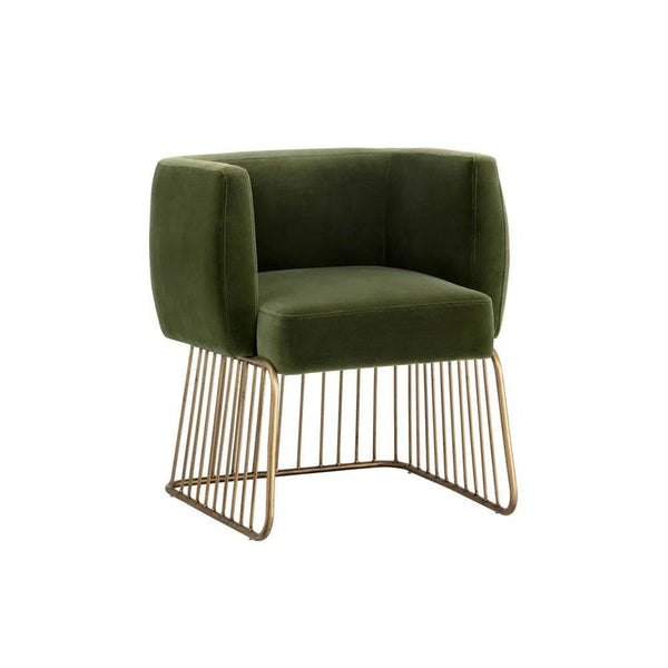 Gala Fabric Upholstered Dining Armchair