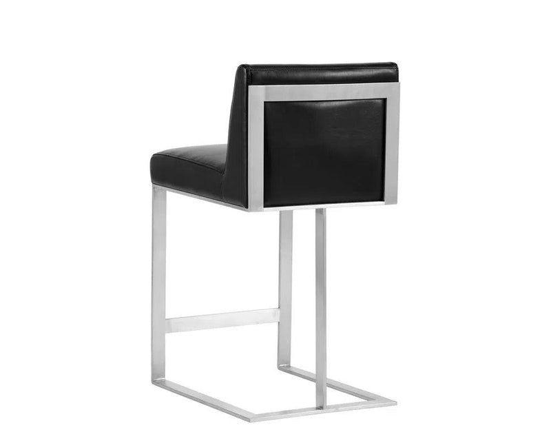 Dean Leather Upholstered Counter Stool