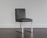 Dean Leather Upholstered Armless Dining Chair