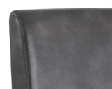 Dean Leather Upholstered Armless Dining Chair