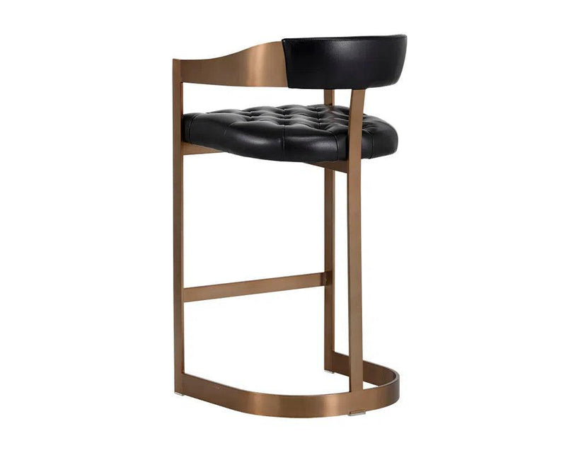 Beaumont Leather Upholstered Barstool