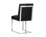 Dean Leather Upholstered Armless Dining Chair