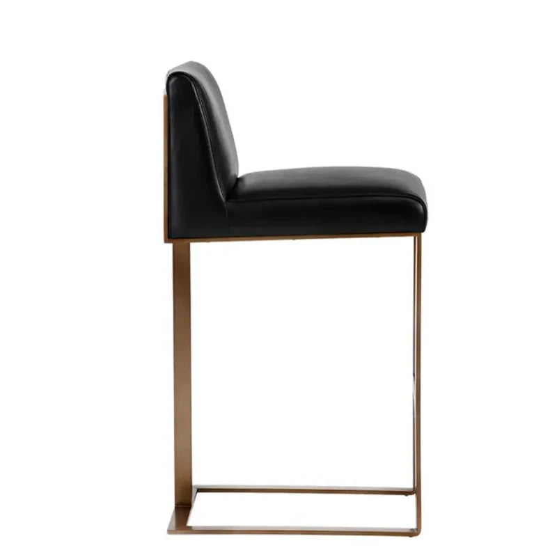 Dean Leather Upholstered Barstool