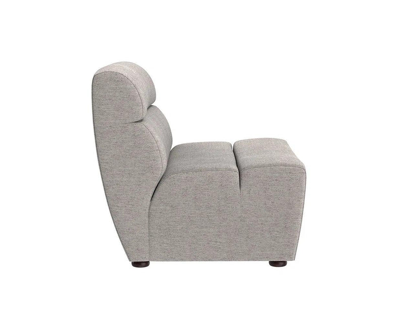 Cornell Fabric Upholstered Modular Armless Chair