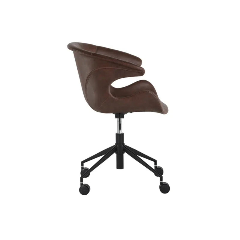 Kash Leather Upholstered Office Chair